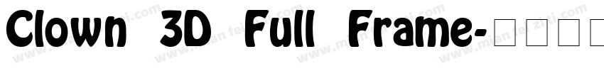 Clown 3D Full Frame字体转换